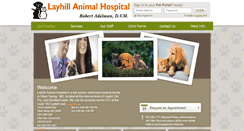 Desktop Screenshot of layhillanimalhospital.com